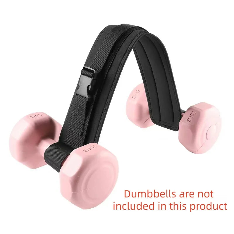 Adjustable Hip Thrust Weight Belt For Dumbbells Kettlebells And Plates With Slip Resistant Padding Safe For Gym And Home Trainin