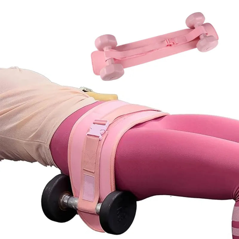 Adjustable Hip Thrust Weight Belt For Dumbbells Kettlebells And Plates With Slip Resistant Padding Safe For Gym And Home Trainin