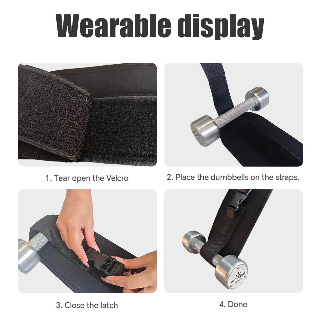 Adjustable Hip Thrust Weight Belt For Dumbbells Kettlebells And Plates With Slip Resistant Padding Safe For Gym And Home Trainin