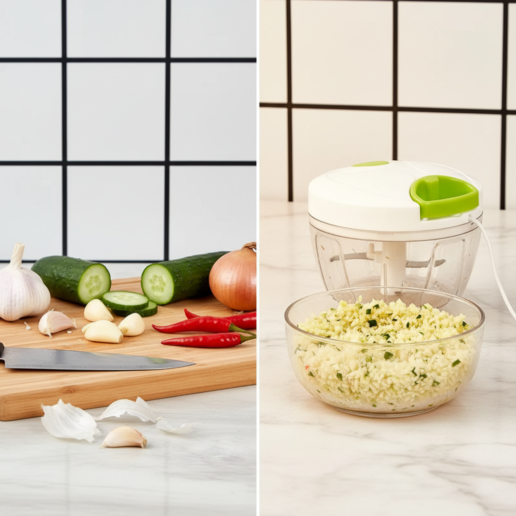 Manual Garlic Press Grinder